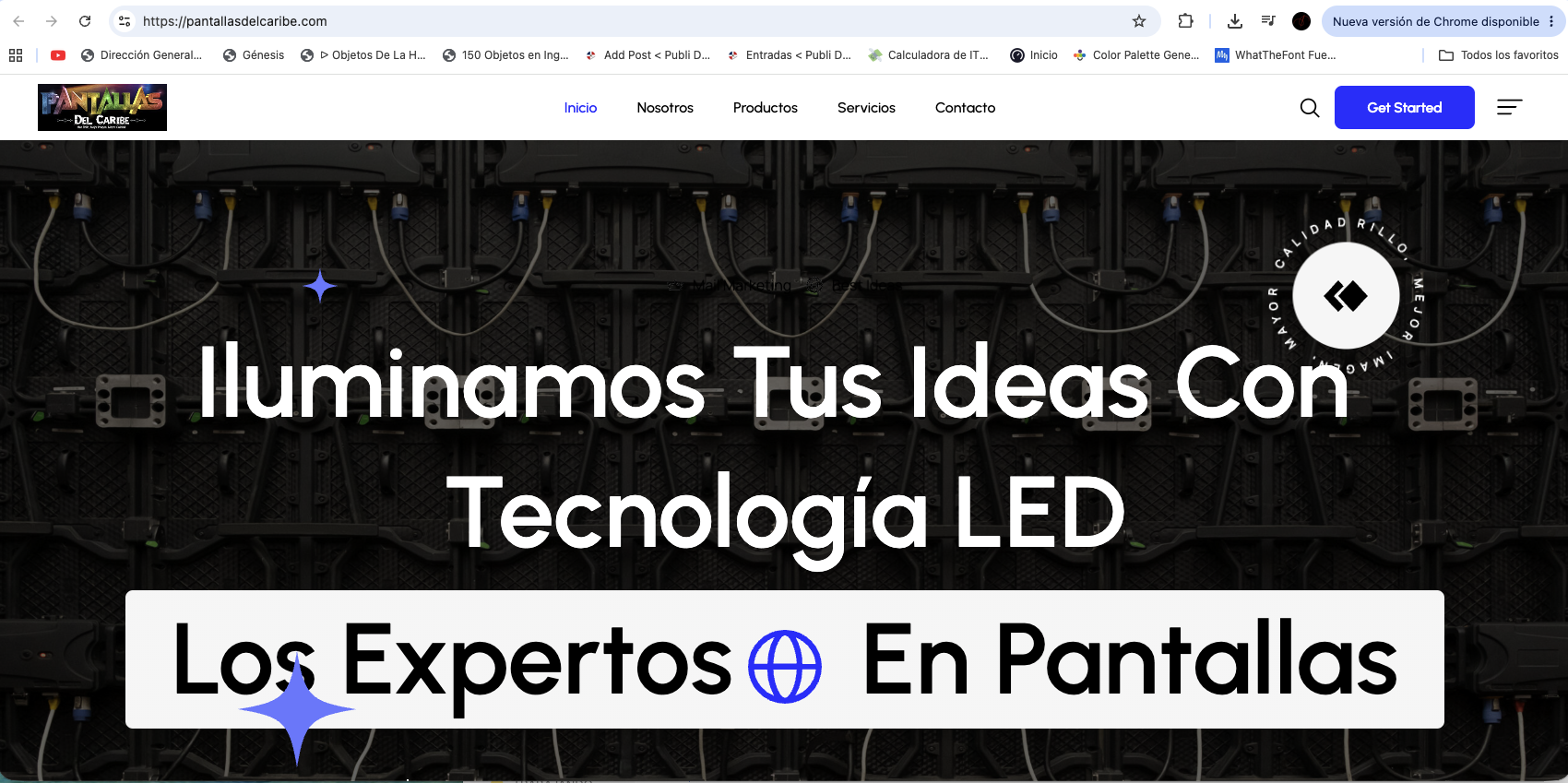 Pantallas del caribe
